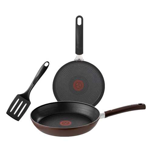 Набор посуды Tefal Tendance Brownie 04182810 Черный, коричневый в Самура