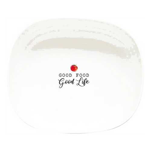 Тарелка Easy Life KITCHEN ELEMENTS R1901/KITE Белый в Самура