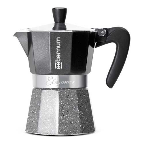 Гейзерная кофеварка AETERNUM/Bialetti ELEGANCE Black 3 чашки в Самура